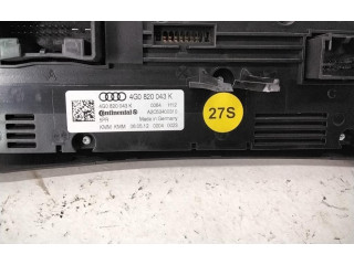 Блок управления климат-контролем 4G0820043AC5PR, 4G0820043AC5PR   Audi A6 S6 C7 4G