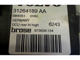 Турбина Передний двигатель механизма для подъема окон Volvo V50  31264375, 31264189         