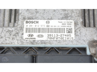 Блок управления двигателем Блок управления 0281012973, 39113-27405 Hyundai Sonata
