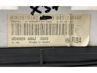 Панель приборов 3D0920880J, 3D0920880J   Volkswagen Phaeton       