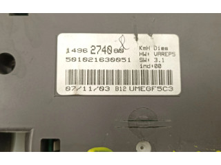 Спидометр (приборный щиток) 1496274080, 501021630051   Fiat Ulysse