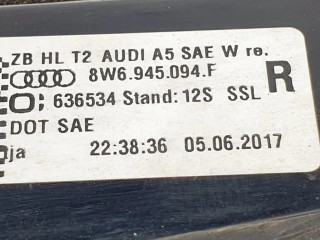 Задний фонарь правый 8W6945094 Audi A5 Sportback 8TA 2009-2016 года