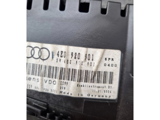 Панель приборов 4E0920980G, 4E0910980B Audi A8 S8 D3 4E