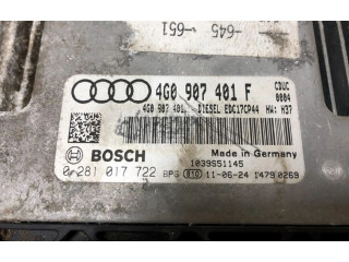 Блок управления двигателя 4G0907401F, 4G0907401F   Audi A6 S6 C7 4G