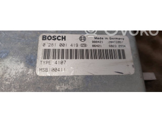 Блок управления двигателя MSB100411, 0281001419 Rover 620