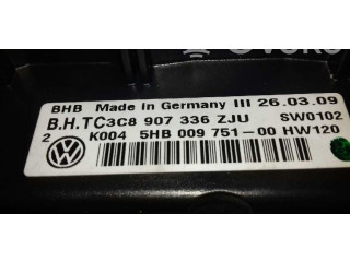 Блок управления климат-контролем 3C8907336, 5HB009751 Volkswagen Golf SportWagen