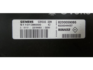 Блок управления двигателя 8200059086, 8200044437 Renault Twingo I