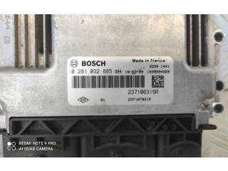 Блок управления двигателя 237106319R, 0281032885 Dacia Dokker