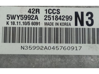 Блок управления двигателем Блок управления 25184299   Chevrolet Astra