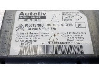 Блок подушек безопасности 603725800, 9658137980   Citroen C4 I