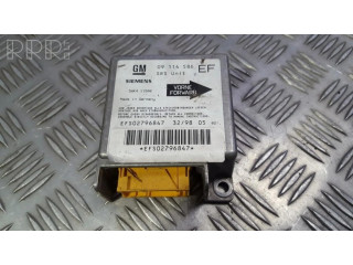 Блок подушек безопасности 09114586EF, GM09114586EF  5WK41150B   Opel Tigra A