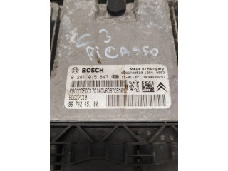 Řídící jednotka 9666729580, 0281015847 Citroen C3 Picasso 2011