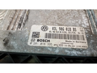 Блок управления двигателя 0281016395, 03L906018BS   Skoda Yeti (5L)
