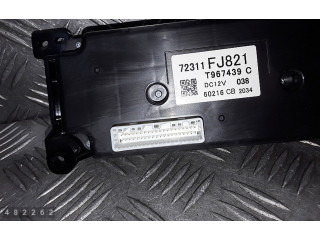 Блок управления климат-контролем 72311fj821 Subaru XV I