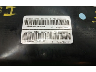 Подушка безопасности в сиденье 9802546280, 34147703 Peugeot 2008 I