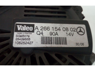 Генератор A2661540802, 266940   Mercedes-Benz A W169      