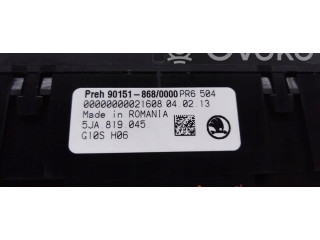 Блок управления климат-контролем 5JA819045 Skoda Rapid (NH)