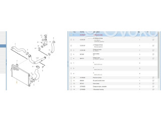 Радиатор интеркулера 31274553   Volvo XC90   для двигателя D 5244 T18