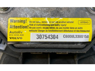Подушка безопасности водителя 30754304, 6100233A00 Volvo XC90