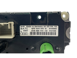 Блок управления климат-контролем 8P0820047D, 5HB00974402 Audi A3 S3 A3 Sportback 8P