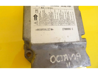 Блок подушек безопасности 1K0909605T Skoda Octavia Mk2 (1Z)