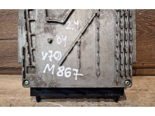 Блок управления двигателя 30637733A, 0281011078 Volvo V70