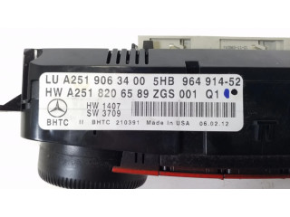 Модуль блока управления кондиционером A2519063400 Mercedes-Benz GL X164