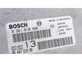 Блок управления двигателя 9644721080, 0281010808 Citroen C5