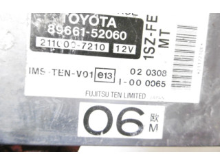Řídící jednotka 89661-52060, 89661-52060 Toyota Yaris Verso 2001