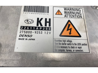 Блок управления двигателя 27536SC020, 2758009253   Subaru Forester SH