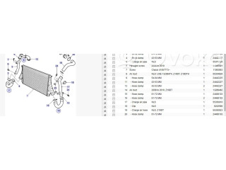 Интеркулер  12765753   Saab 9-3 Ver2 
