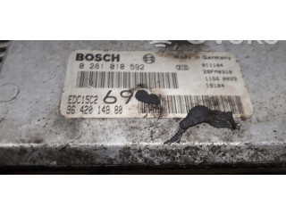 Блок управления двигателем Блок управления 0281010592 Peugeot 306