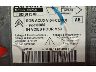 Блок подушек безопасности 9653190880, 670142800   Citroen Berlingo