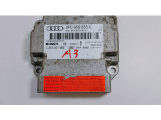 Блок подушек безопасности 8P0959655C, 0285001666 Audi A3 S3 8P