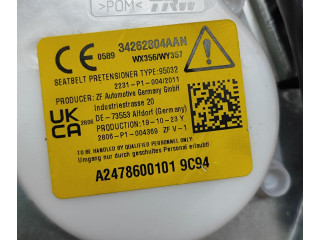 Рулевая рейка  Третий рядный ремень безопасности A2478600101   Mercedes-Benz EQB 2021 -  года