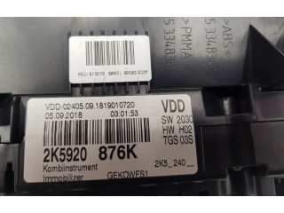 Přístrojová deska  Volkswagen Caddy 2015 2K5920876K, 2K5920876K  