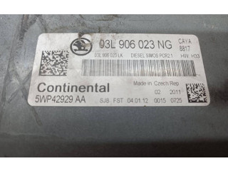 Блок управления двигателя 03L906023NG Skoda Fabia Mk2 (5J)
