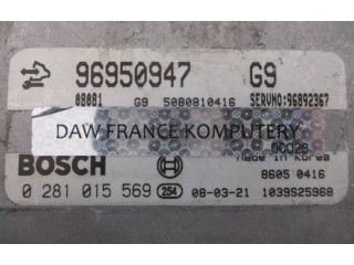 Блок управления двигателя 0281015569, 96950947    Chevrolet Captiva   