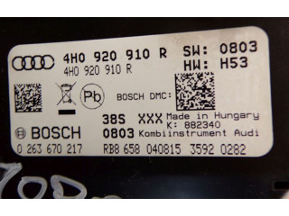 Přístrojová deska  Audi A8 S8 D4 4H 2015 4H0920910R, 4H0920910R  