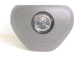Подушка безопасности водителя 5E0880201B, 308307799002 Skoda Octavia Mk3 (5E)