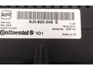 Блок управления климат-контролем (6J0820043E), (A2C81313300)   Seat Ibiza IV (6J,6P)