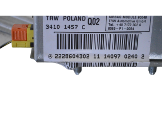 Подушка безопасности двери A2228604302   Mercedes-Benz S C217