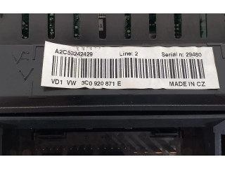Přístrojová deska Volkswagen Passat Alltrack 2007 3C0920871E, A2C53242429