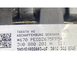 Подушка безопасности водителя 3V0880201H, 3V0971584A   Skoda Superb B8 (3V)