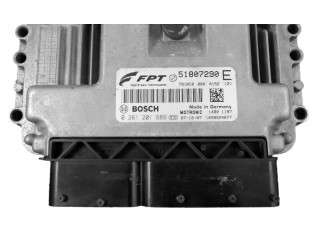 Блок управления двигателя 51807290, 0261201689   Fiat Linea