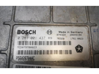 Блок управления двигателем Блок управления 0281001437 Jeep Grand Cherokee