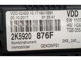 Přístrojová deska  Volkswagen Caddy 2015 2K5920876F  