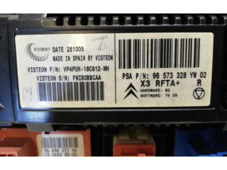 Блок управления климат-контролем 96573328 Citroen Berlingo