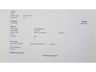 Vstřikovač 0445110800, H8201636333 Nissan Qashqai pro naftový motor 1.5 K9K872