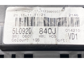 Панель приборов 5L0920840J, 1173926957   Skoda Yeti (5L)       